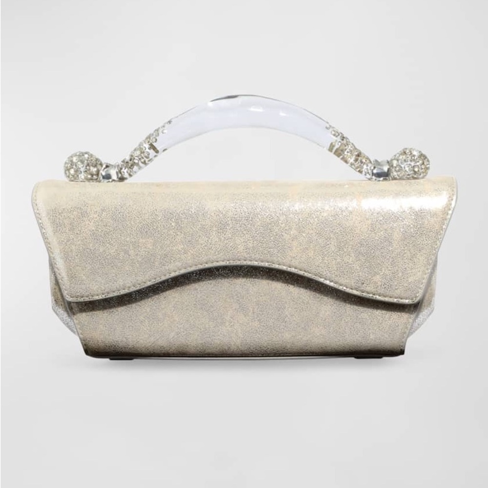 SOLD OUT Alexis Bittar Candy Box Metallic Top-Handle Bag